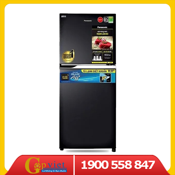 Tủ lạnh Panasonic Inverter 234 lít NR-TV261APSV (ĐEN)